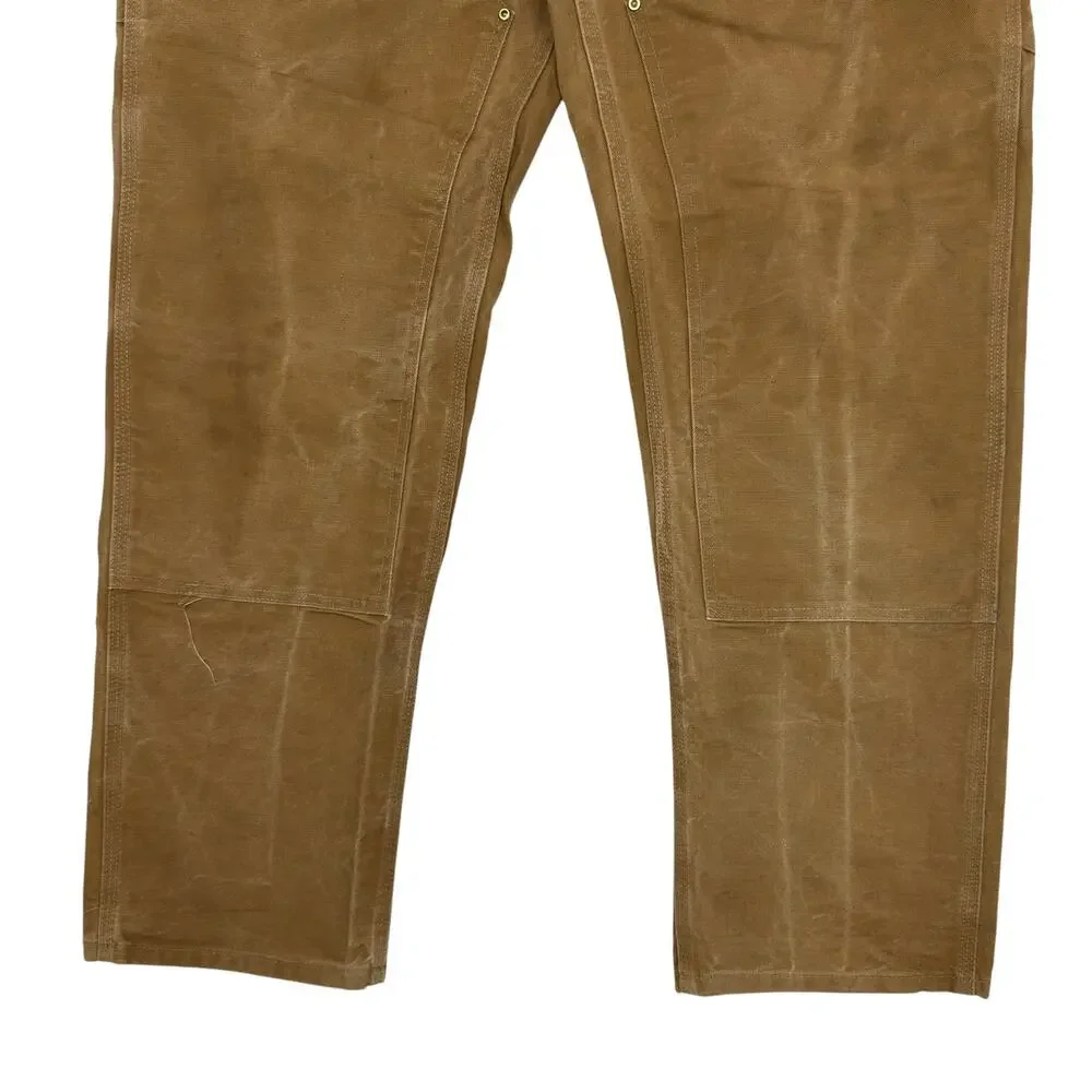 Carhartt brown double knee work wear carpenter pants